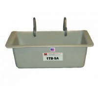 Plastic Tool Tray, c/w S-hooks, Grey