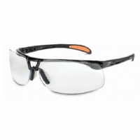 Protege Black Frame, Clear Lens, Safety Glasses