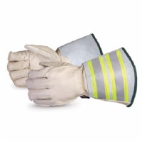 5-Finger Winter Lineman Glove c/w 6" Cuff Water Repellent Size Large