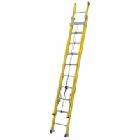 16ft FG Ladder HD pivot feet, w/ rubber pads & ice pick