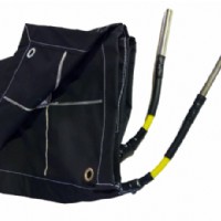 5ft x 5ft Skid Resistant Mat c/w 1/4in Grid Cable, Rugged Connectors