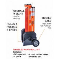 Rapid Roll - Fencing Kit 50FT c/w Mobile Base