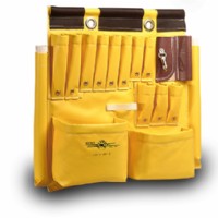 Tool Apron Vinyl w/leather top. 24inx21in