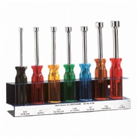 7-Piece Nut-Driver Set with Metal Stand - 3in Shanks