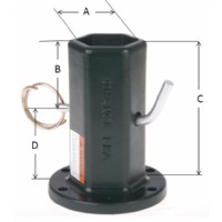 Kelly Bar Adapter 2-1/2in