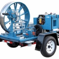 Open Style Fiber Optic Cable Puller Trailer